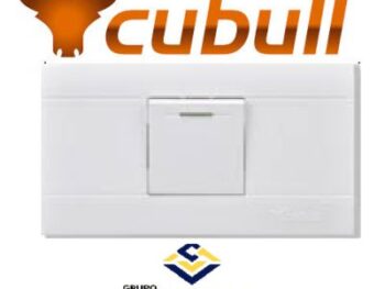 Interruptor simple CUBULL blanco A3_005