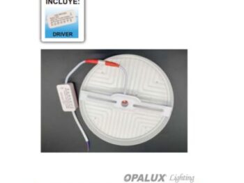 paflón led OPALUX circular sobreponer 36 w